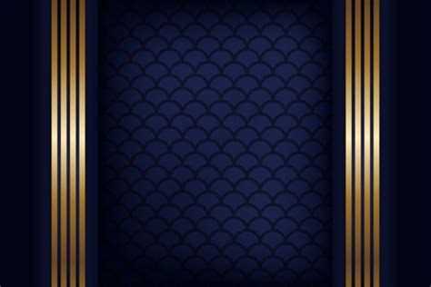 Blue and gold luxury background Royalty Free Vector Image - richy.com.vn