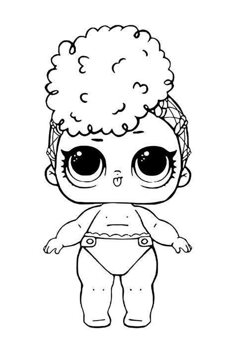 Independence Day LOL Baby coloring page - Download, Print or Color Online for Free