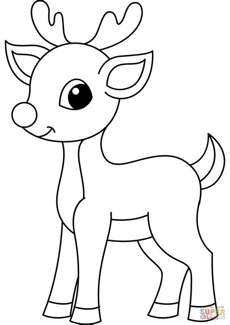 Rudolph the Red-Nosed Reindeer coloring page | Free Printable Coloring ...