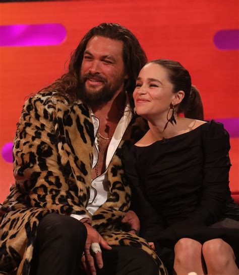 Game of Thrones Stars Emilia Clarke and Jason Momoa Share Sweet Reunion ...