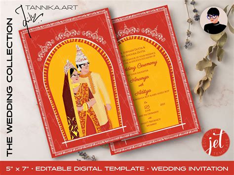 Buy Bengali Wedding Invitations, Bengali Wedding Invites, Bengali Cards ...