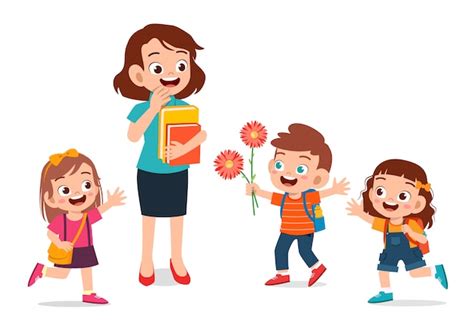 Teacher Cartoon Images | Free Vectors, Stock Photos & PSD