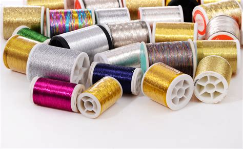 Sparkle Metallic Yarn is good choice for embroidery and decoration. The unique shine of metallic ...