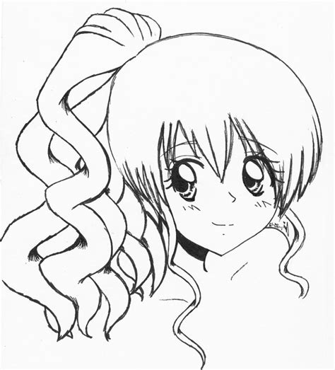 Easy Manga Drawing at GetDrawings | Free download