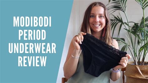 I tried out Modibodi period underwear! Here's my review - YouTube