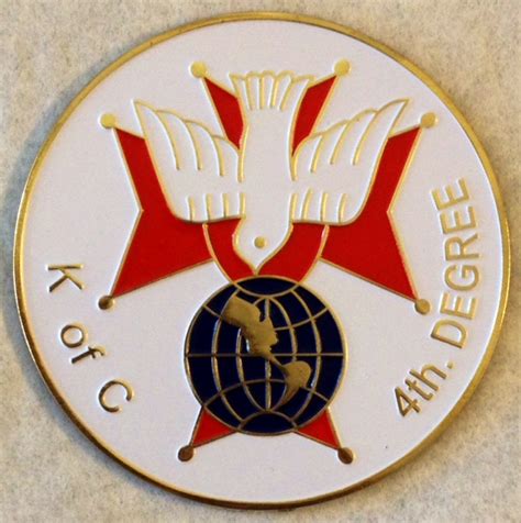 No. 1976 - Auto Emblem 4th Degree - Knights of Columbus Fraternal Supplies - The English Company