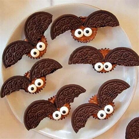 Halloween Reese's Bats- The Salt and Sweet Kitchen