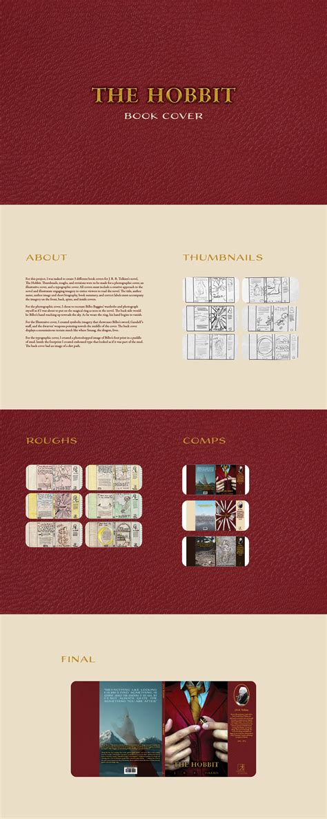 The Hobbit Book Cover on Behance