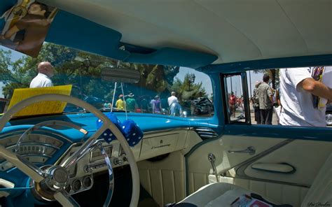 1956 Mercury Montclair 2-door hardtop - turquoise & white - interior - Ford Products - Antique ...