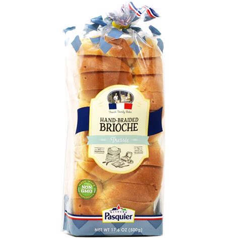 Brioche Pasquier - Authentic French Brioche Tressee Bread Sliced Loaf, 17.6oz (500g) - myPanier