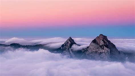 HD wallpaper: snow, mountain range, panoramic, ridge, massif, 8k uhd ...