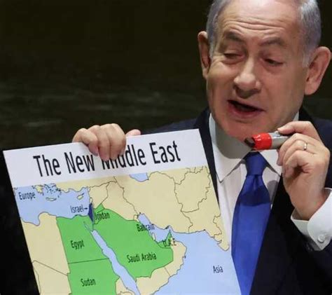 Netanyahu Shows Map of 'New Middle East'—Without Palestine—to UN General Assembly - Alaska ...