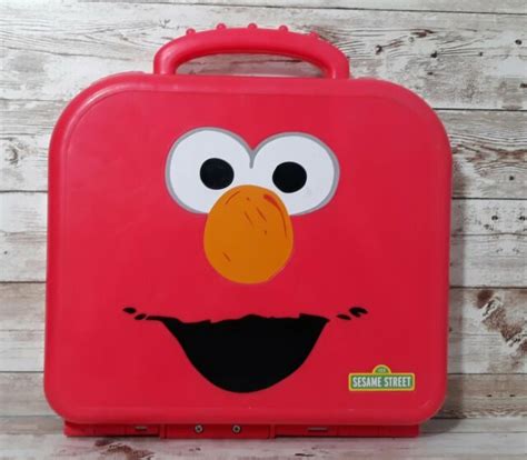 Elmo On The Go ABC Alphabet Letters Red Carrying Case Sesame Street ...