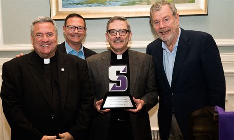 University Honors Rev. Kevin P. Quinn, S.J., With Carlesimo Award | The ...