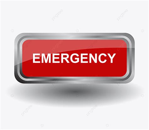 Emergency Button Vector PNG Images, Emergency Button Symbol Icon Vector ...