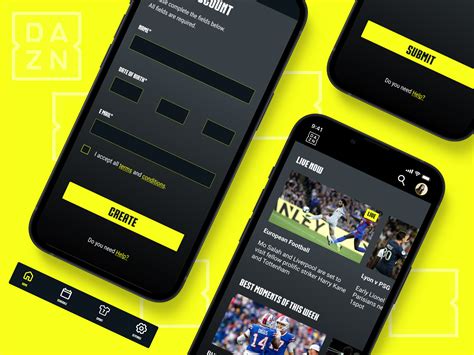 DAZN App by Bilgesu Yıldız on Dribbble