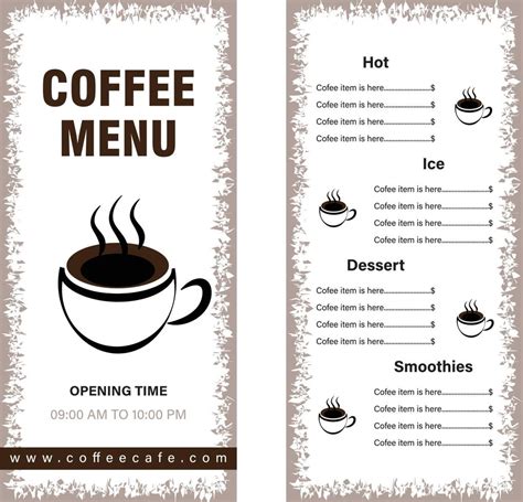 32 Food Brochure Trifold Red Background List Menu Cafe menu restaurant ...