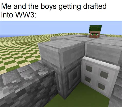 *Villager sounds intensify* : r/MinecraftMemes