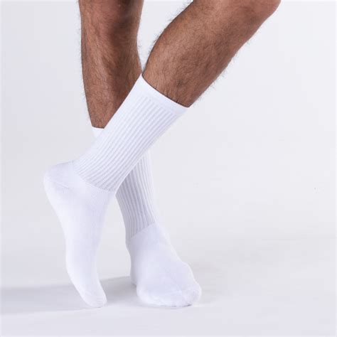 Mens Crew Socks 5 Pack - White | Journeys