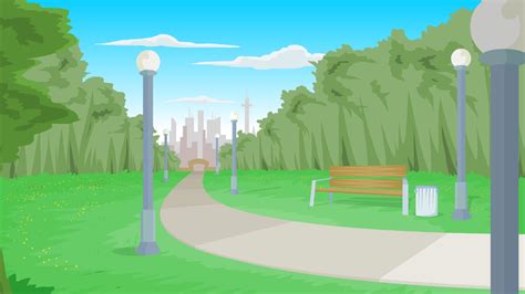 Park Background by GordyH on Newgrounds