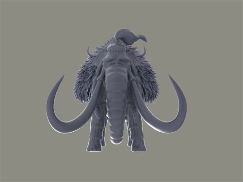 Jack the Drought Mammoth form 3D Model 3D model 3D printable | CGTrader