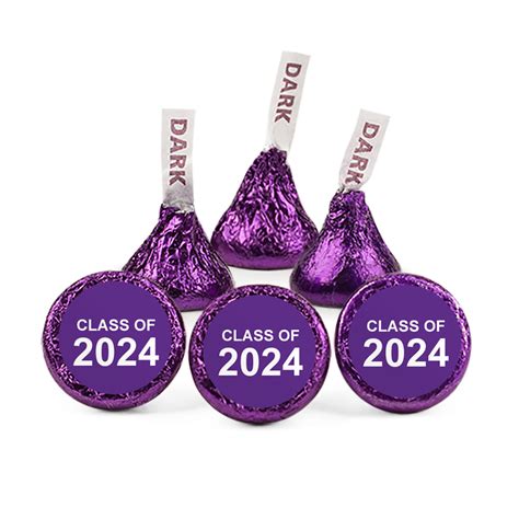 Personalized Purple Graduation School Color Deluxe Candy Buffet - JustCandy.com