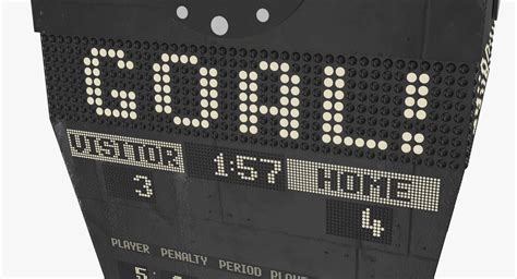 Old ice hockey scoreboard model - TurboSquid 1436812