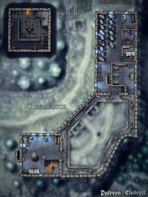 Krezk abbey from Curse of Strahd - All Floors : battlemaps | Cursing, D ...