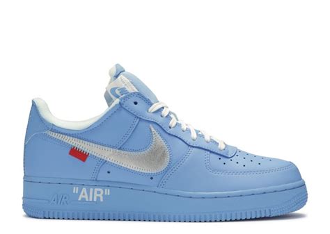 Off White X Air Force 1 Low '07 'MCA' - Nike - CI1173 400 - university blue/white-university red ...