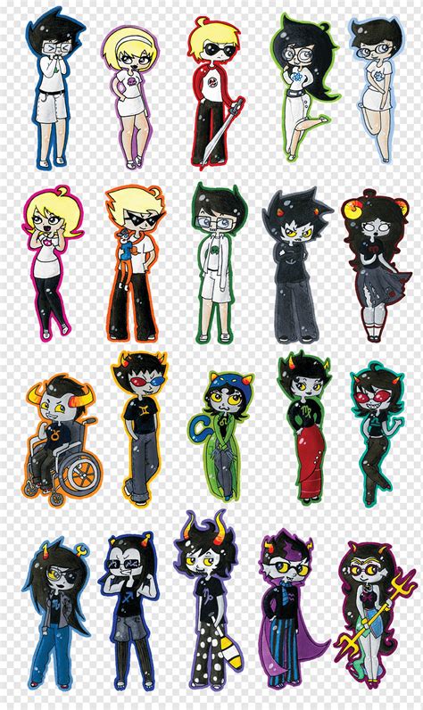 Homestuck MS Paint Adventures Sticker, their names, homestuck, sticker ...