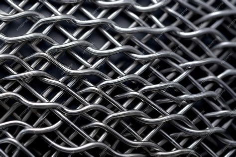 Premium AI Image | Wire mesh fence texture