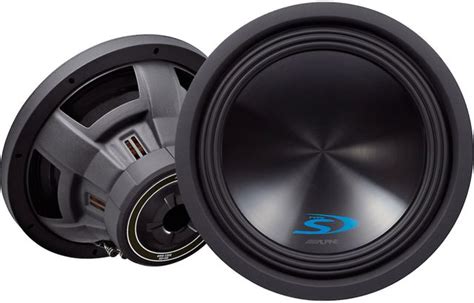 Alpine® 12" Black Type S Car Subwoofer | Paradyme