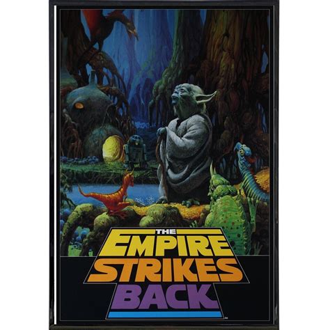 Empire Strikes Back "Yoda" Film Poster Print | The Original Underground