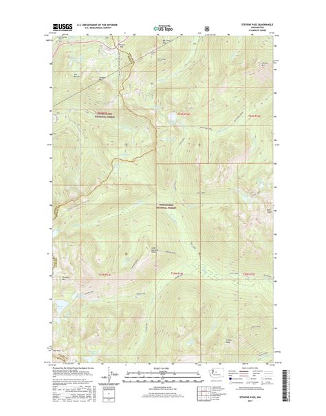 Stevens Pass Map Washington