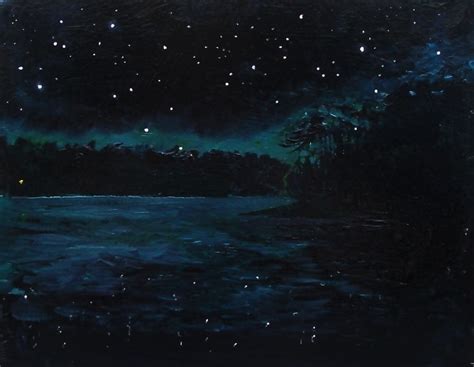 Midnight Sky Painting at PaintingValley.com | Explore collection of ...