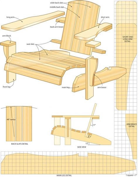 80 Best Of Plan Fauteuil Adirondack | Salon Jardin