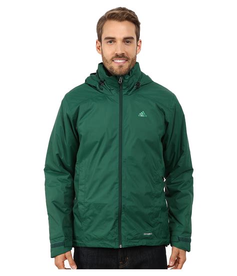 adidas Synthetic Hiking Wandertag Insulated Jacket in Dark Green (Green) for Men - Lyst