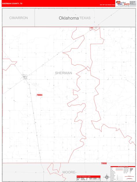 Sherman County Map Map Of Sherman County Texas | Images and Photos finder