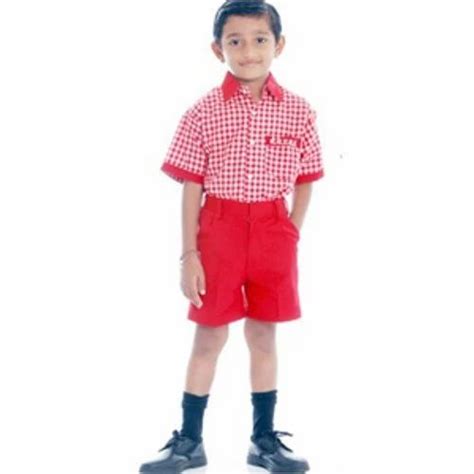 Summer Red Boys Uniforms, For School at Rs 450/set in Bengaluru | ID ...