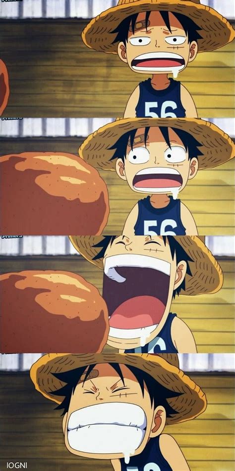 Luffy trying to eat meat. : r/AnimationFood