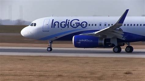 First IndiGo Airbus A320 with Sharklets Landing and TakeOff - YouTube