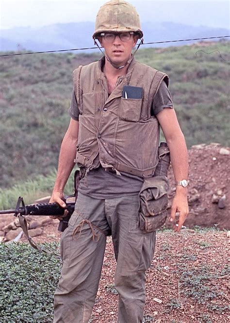 2d Lt. Robert Drieslein on Patrol at 'CaLu' Firebase, 1967