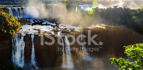 Sunset Over Iguazu Falls Stock Photo | Royalty-Free | FreeImages