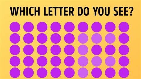 Optical Illusion for Testing Your Vision: Which Letter Do You See Among ...