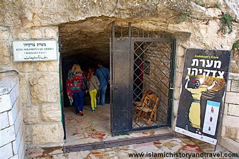 Zedekiah's Cave is located in the Old City of Jerusalem