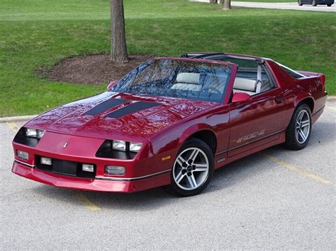 1987 Chevrolet Camaro Iroc-z 45,901 Miles Burgundy Coupe V8 Automatic - Used Chevrolet Camaro ...