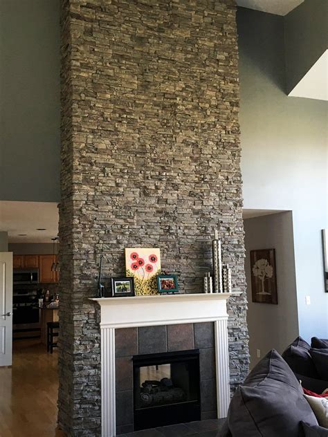 Modern Stone Veneer Fireplace – Fireplace Guide by Linda