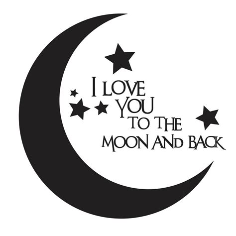 Preview image | To the moon and back tattoo, Silhouette cameo projects, Quilt labels