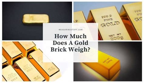 How Much Does A Gold Brick Weigh? – Measuring Stuff