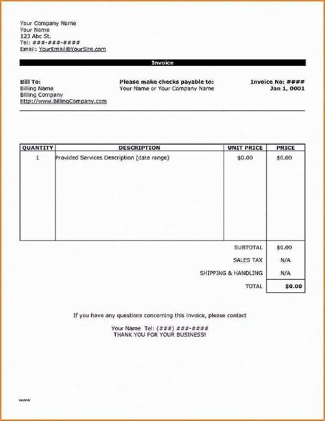 Libre Invoice Template